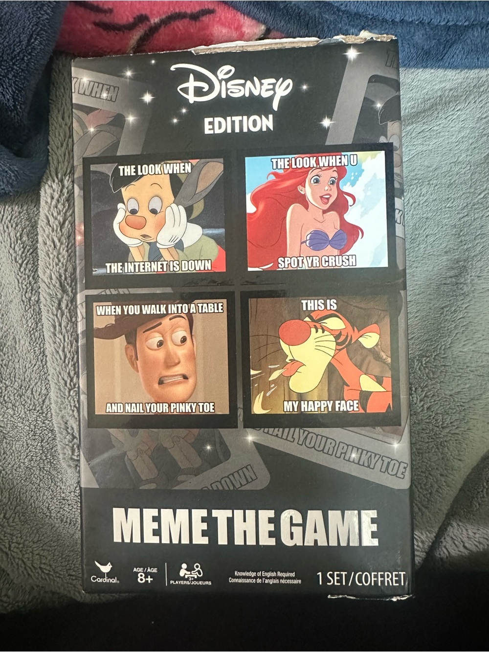 Disney Meme The Game — Black & Red Box Artwork brand new